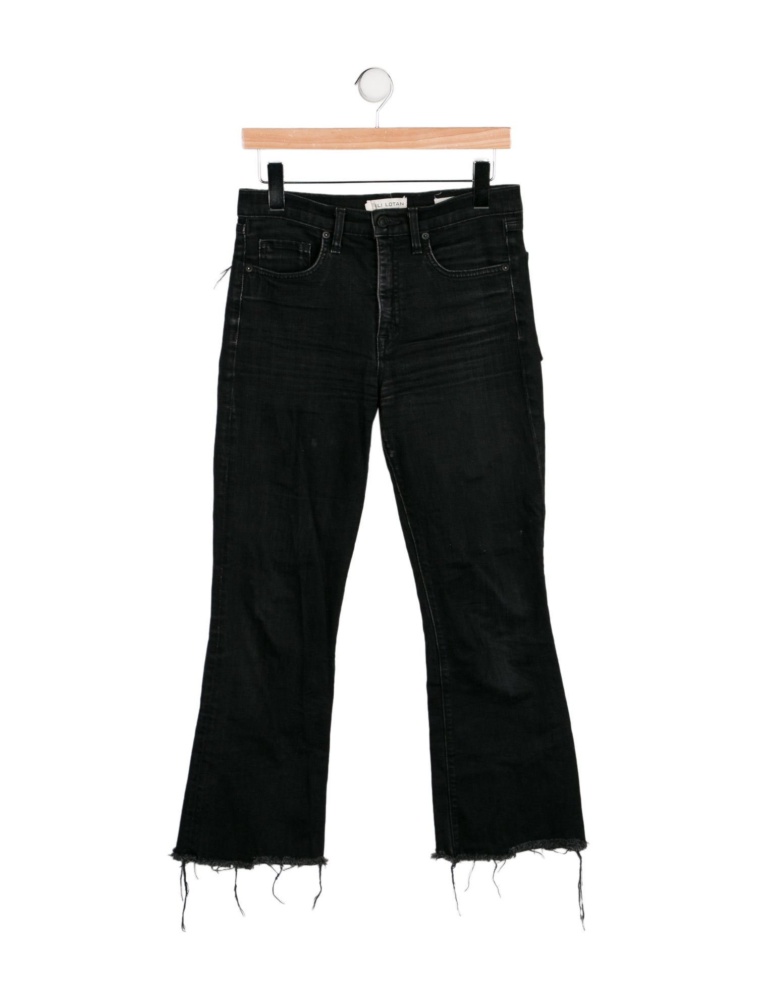 Nili Lotan Mid-Rise Wide Leg Jeans