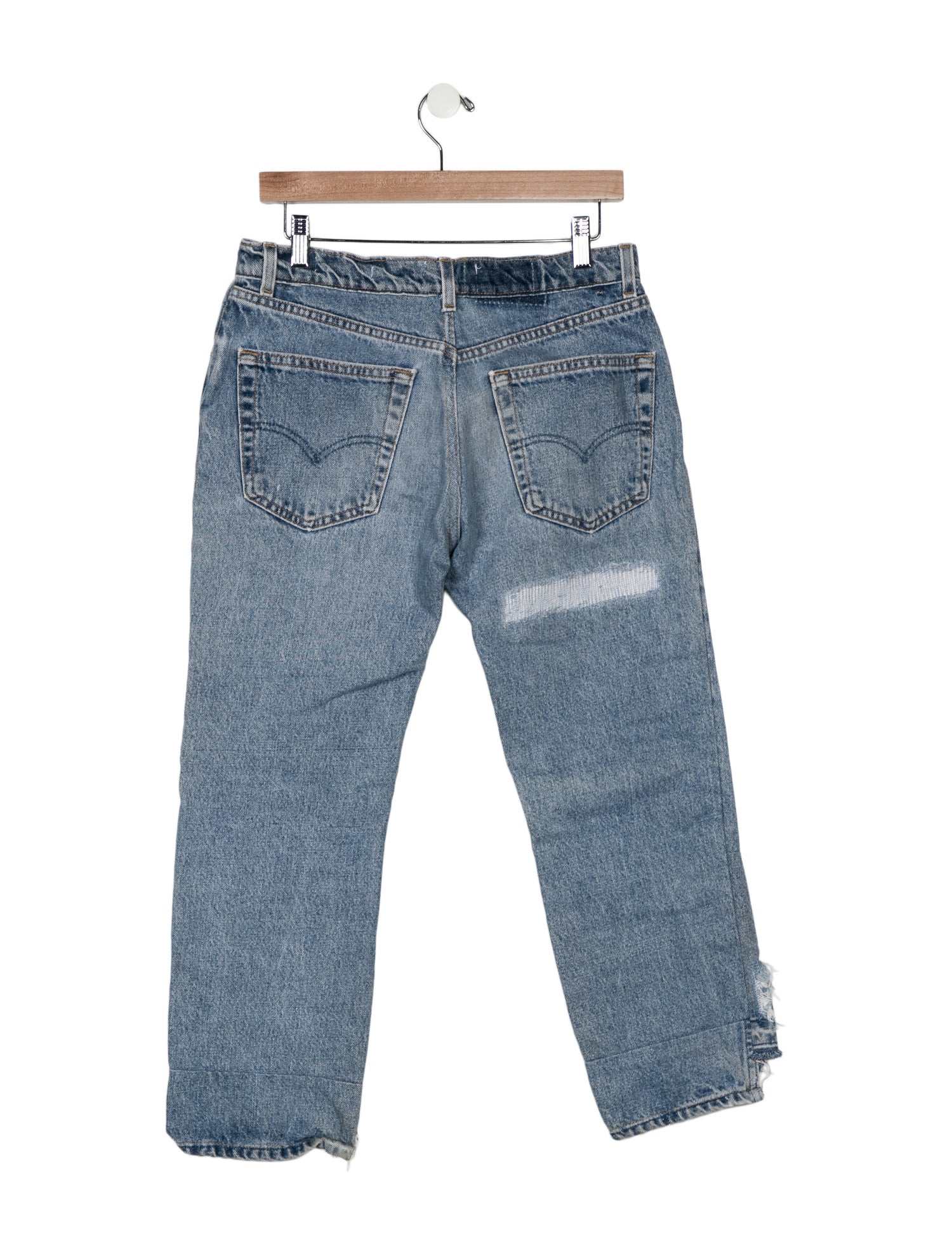 Nili Lotan Mid-Rise Straight Leg Jeans