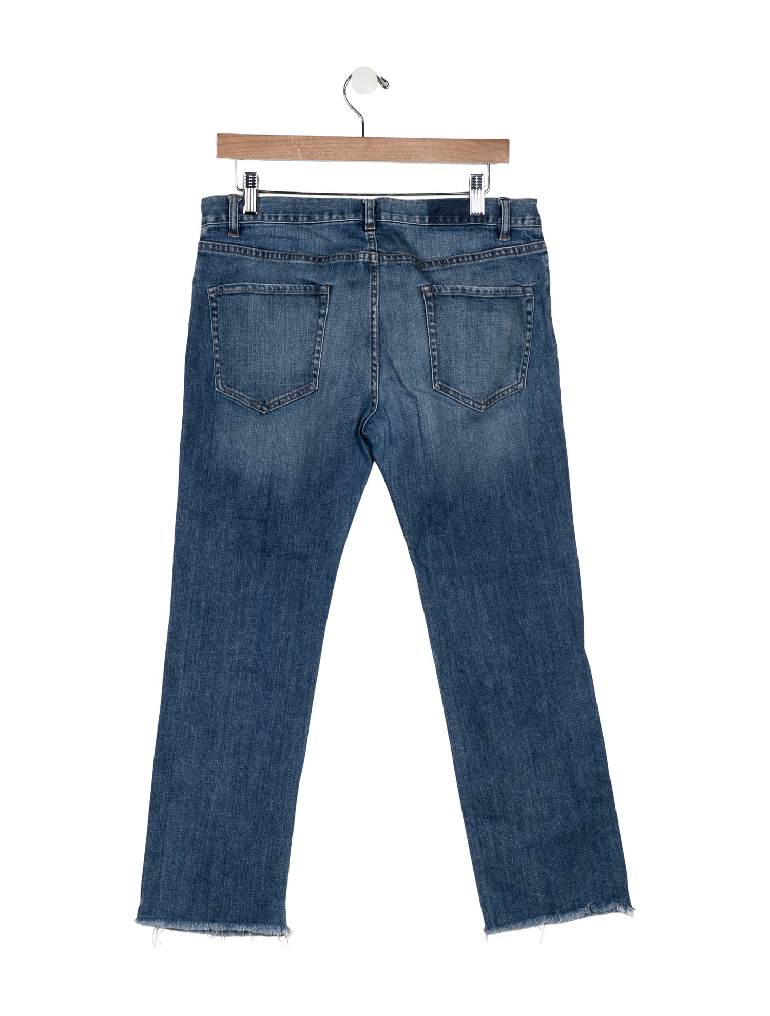 Nili Lotan Mid-Rise Straight Leg Jeans