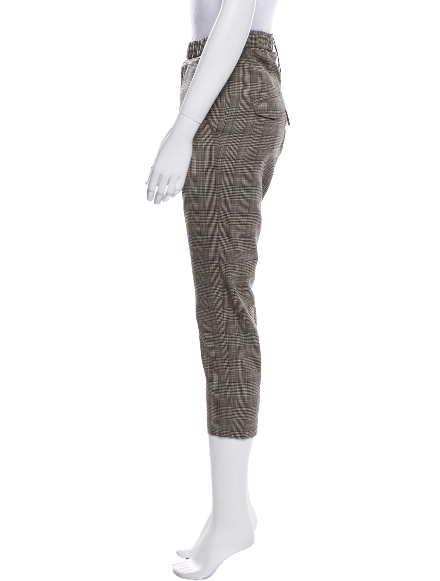 Nili Lotan Wool Straight Leg Pants