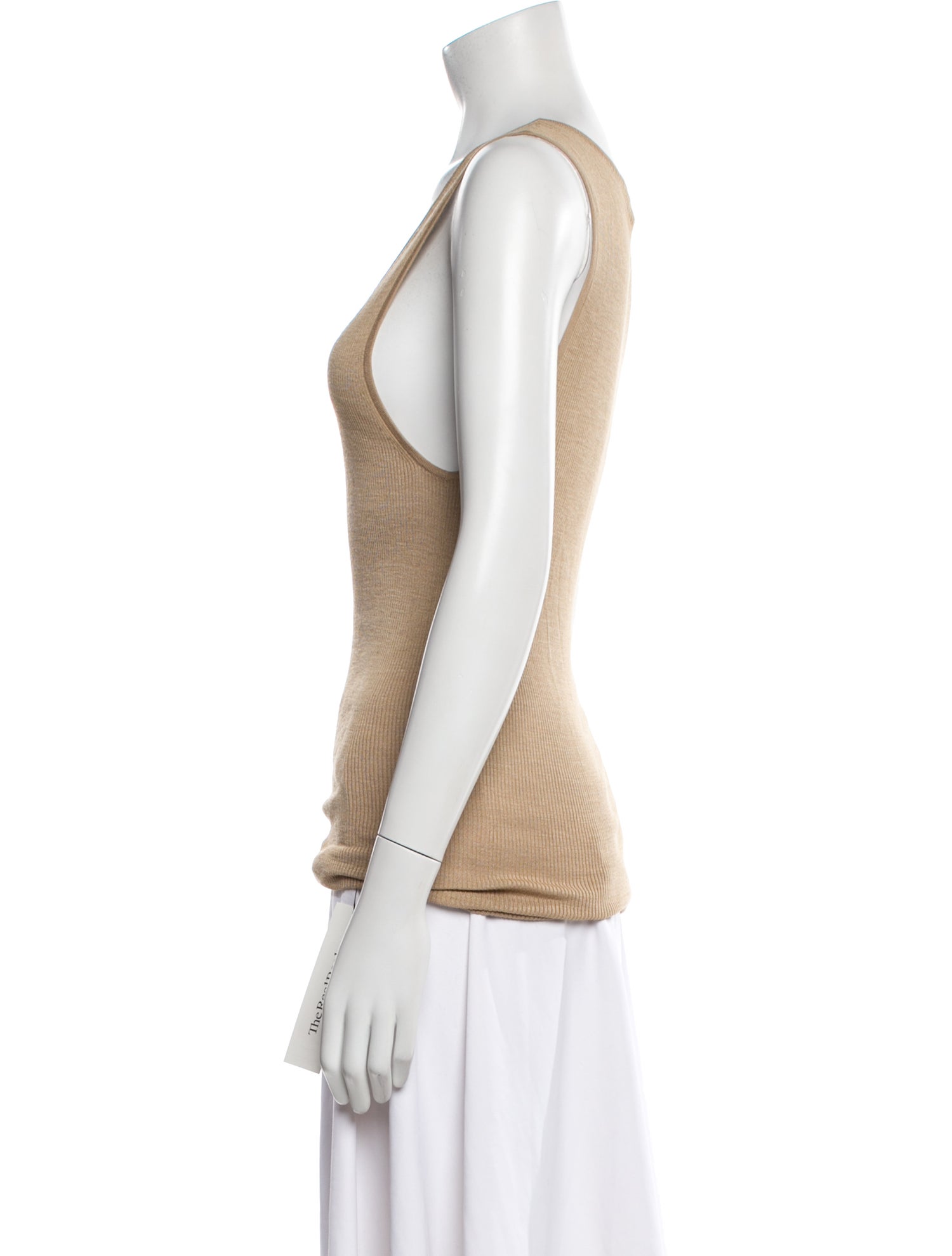 Nili Lotan Silk Scoop Neck Top