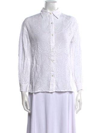 Nili Lotan Long Sleeve Button-Up Top