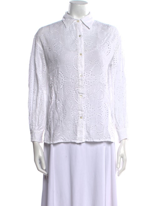 Nili Lotan Long Sleeve Button-Up Top