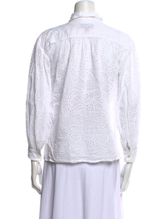 Nili Lotan Long Sleeve Button-Up Top