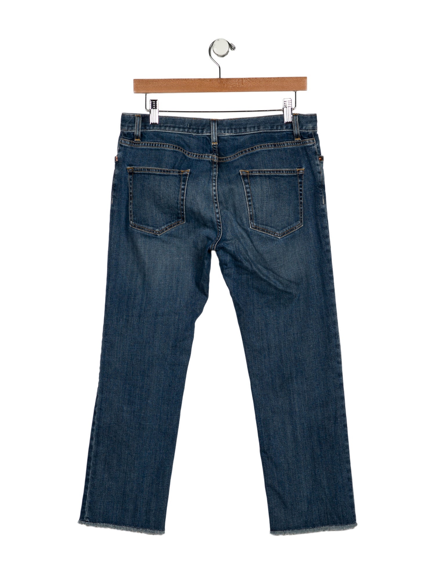 Nili Lotan Mid-Rise Straight Leg Jeans