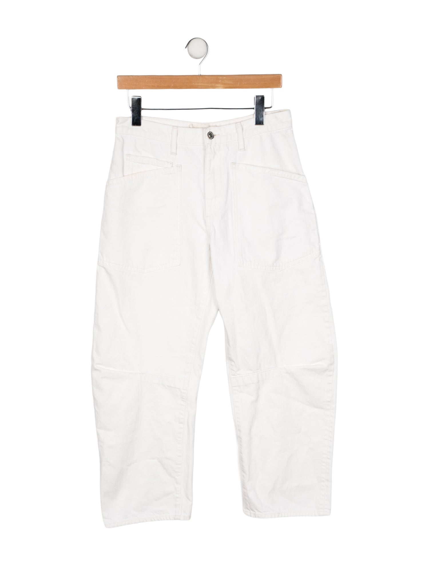 Nili Lotan Mid-Rise Wide Leg Jeans