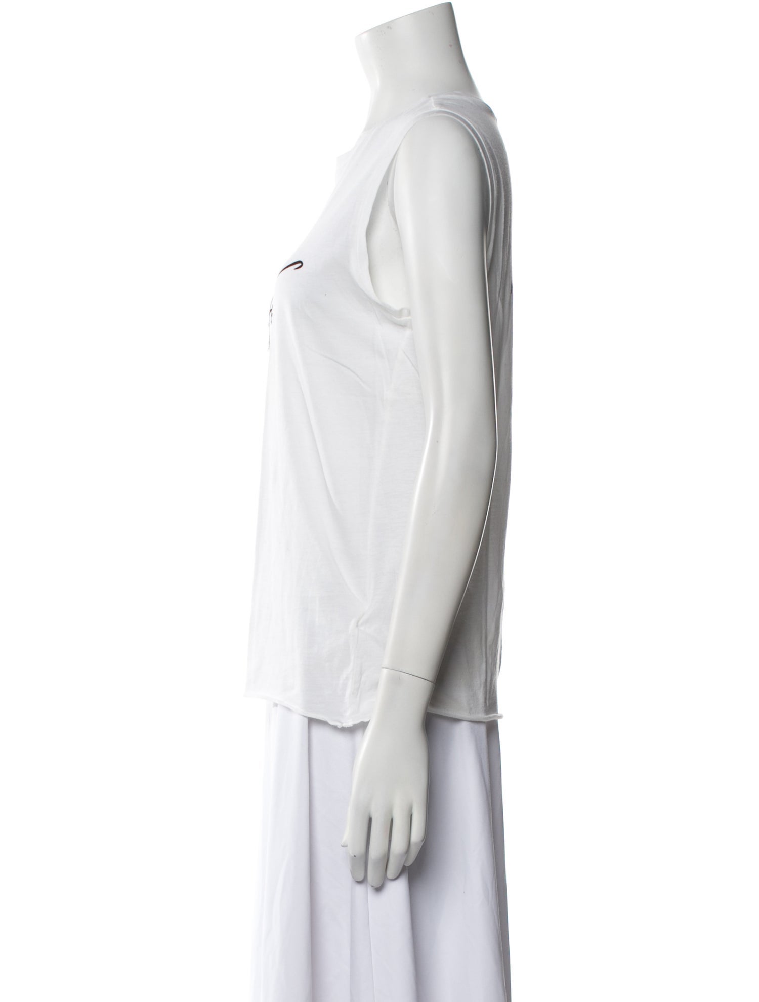 Nili Lotan Graphic Print Crew Neck Top