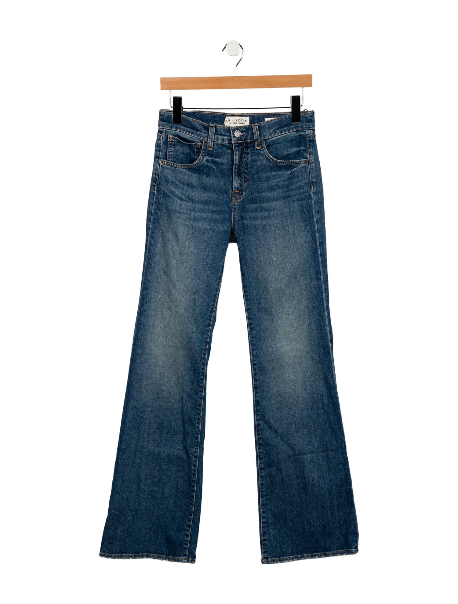 Nili Lotan Mid-Rise Wide Leg Jeans w/ Tags