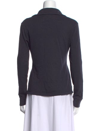 Nili Lotan Long Sleeve Button-Up Top