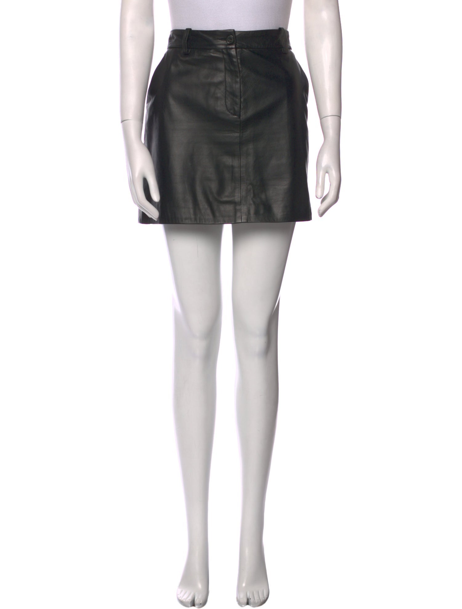 Nili Lotan Leather Mini Skirt