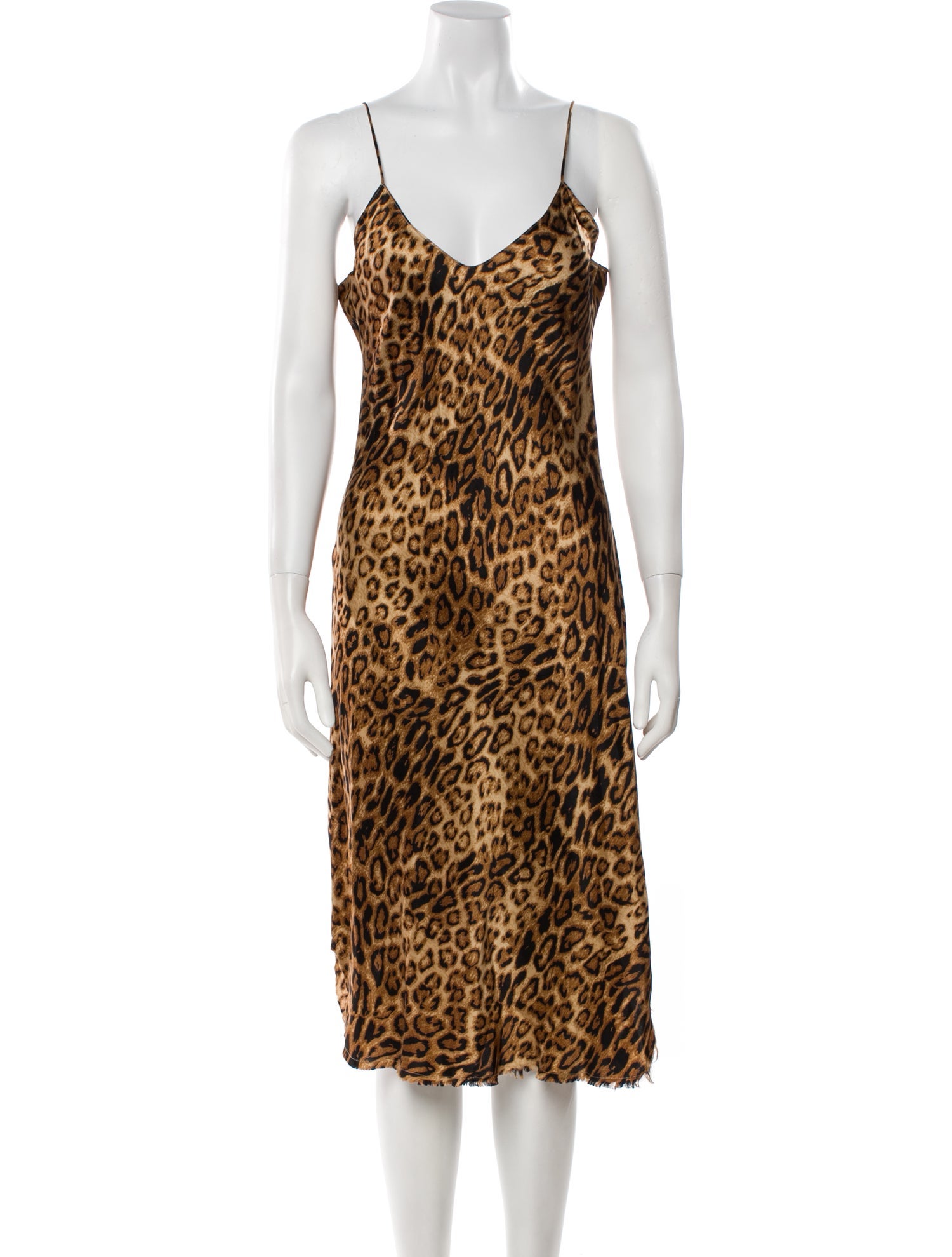 Nili Lotan Silk Midi Length Dress