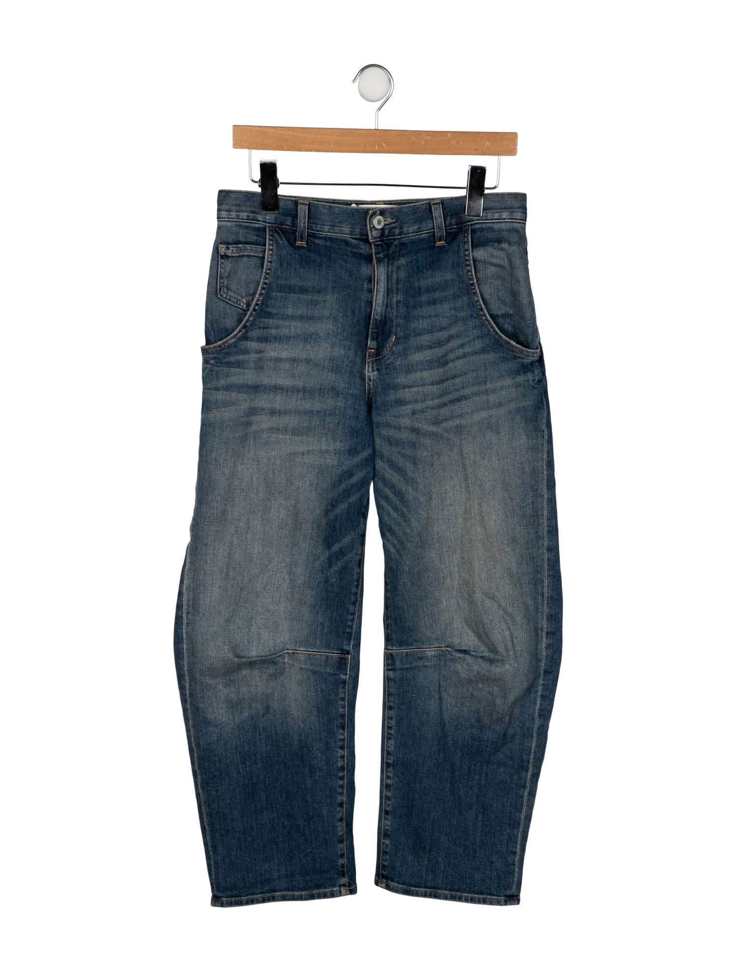 Nili Lotan High-Rise Straight Leg Jeans