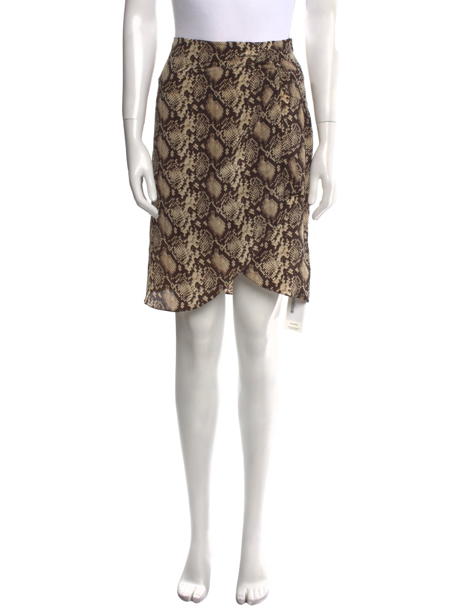 Nili Lotan Silk Knee-Length Skirt