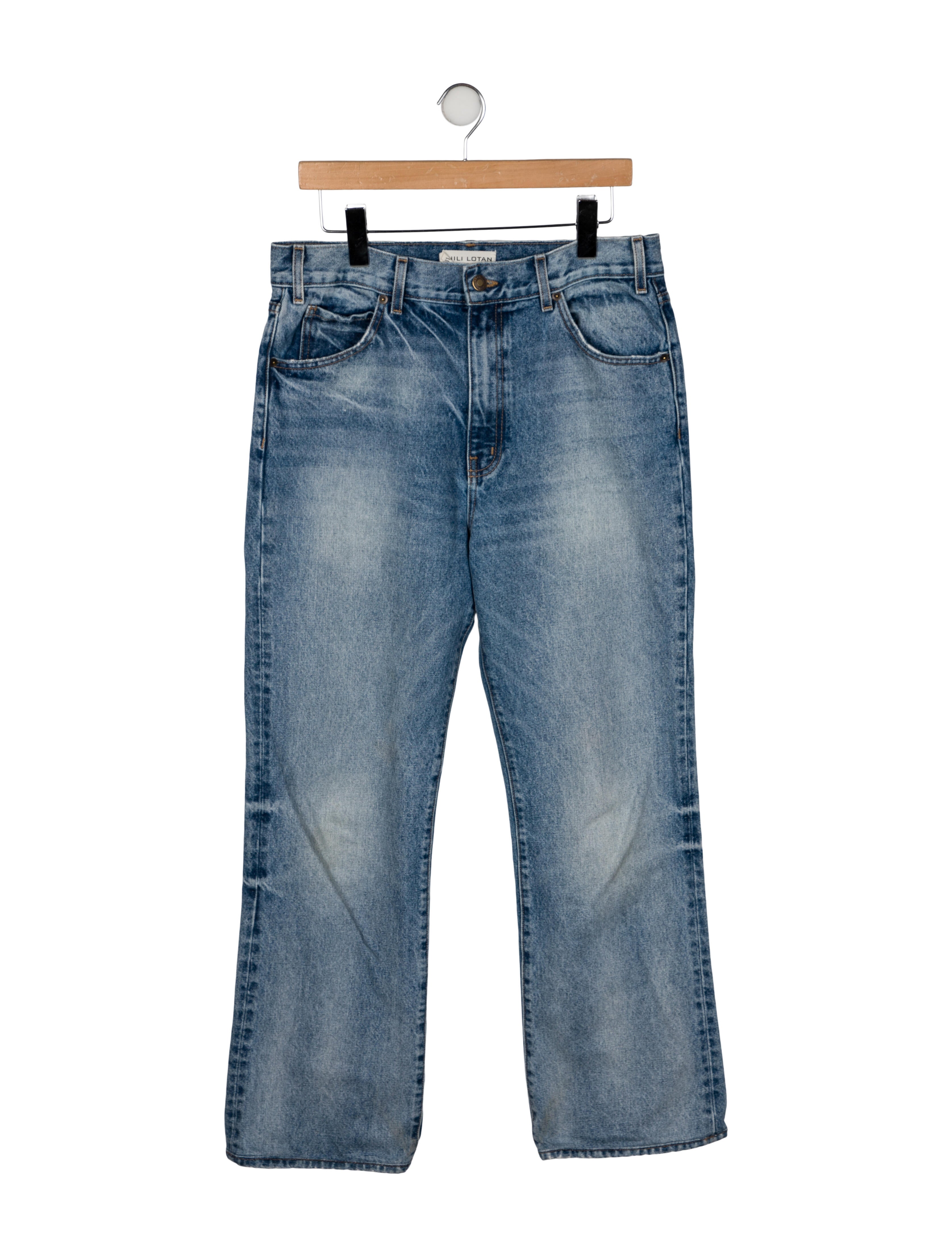 Nili Lotan High-Rise Wide Leg Jeans