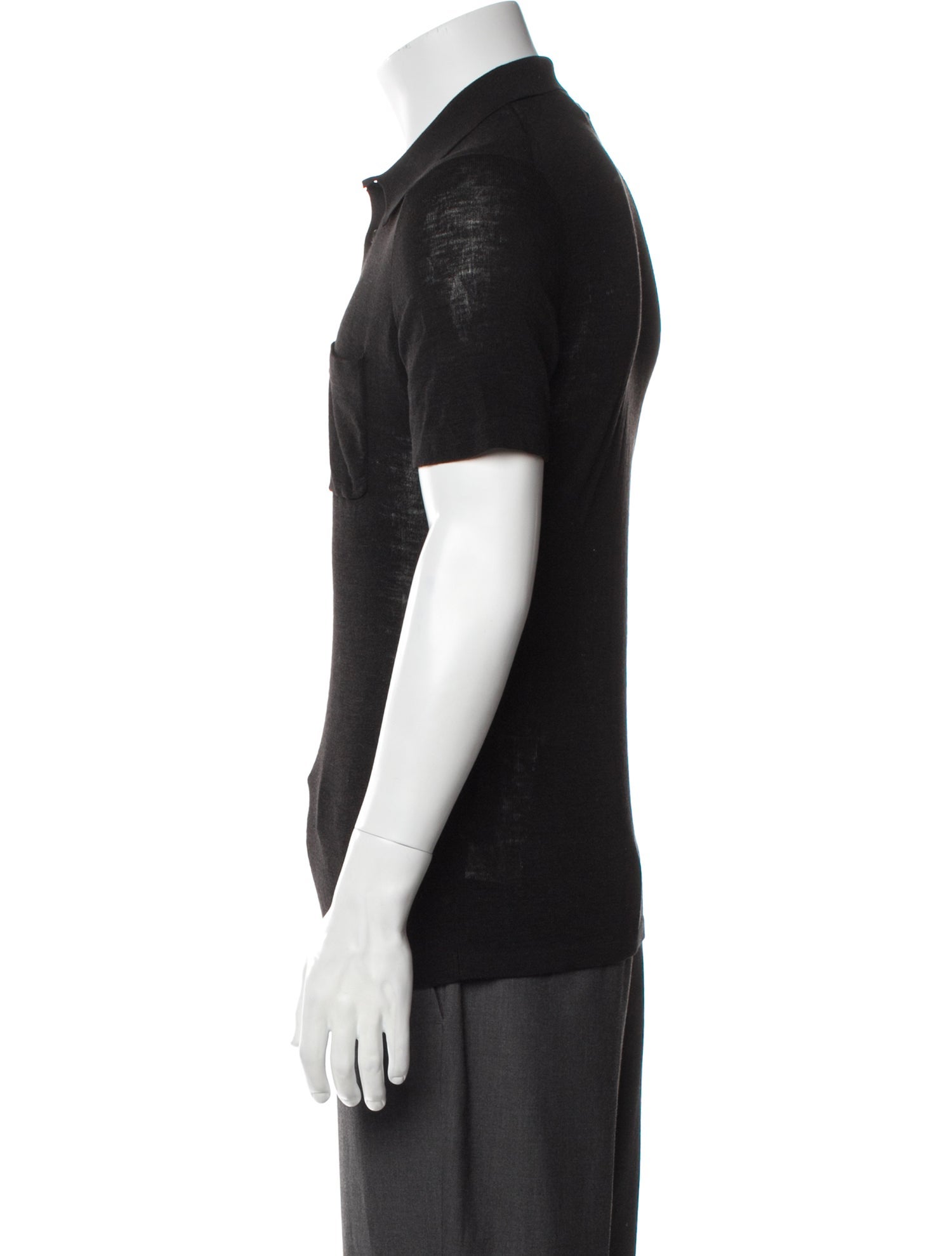 Nili Lotan MENS JACQUES SWEATER Silk Polo Shirt