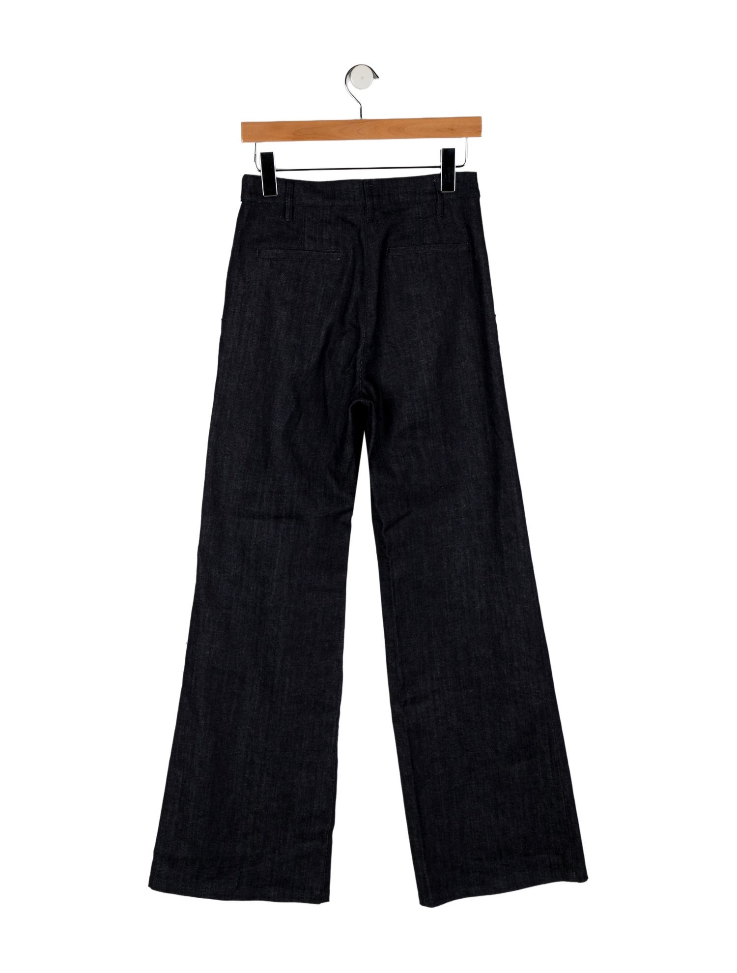 Nili Lotan Mid-Rise Wide Leg Jeans