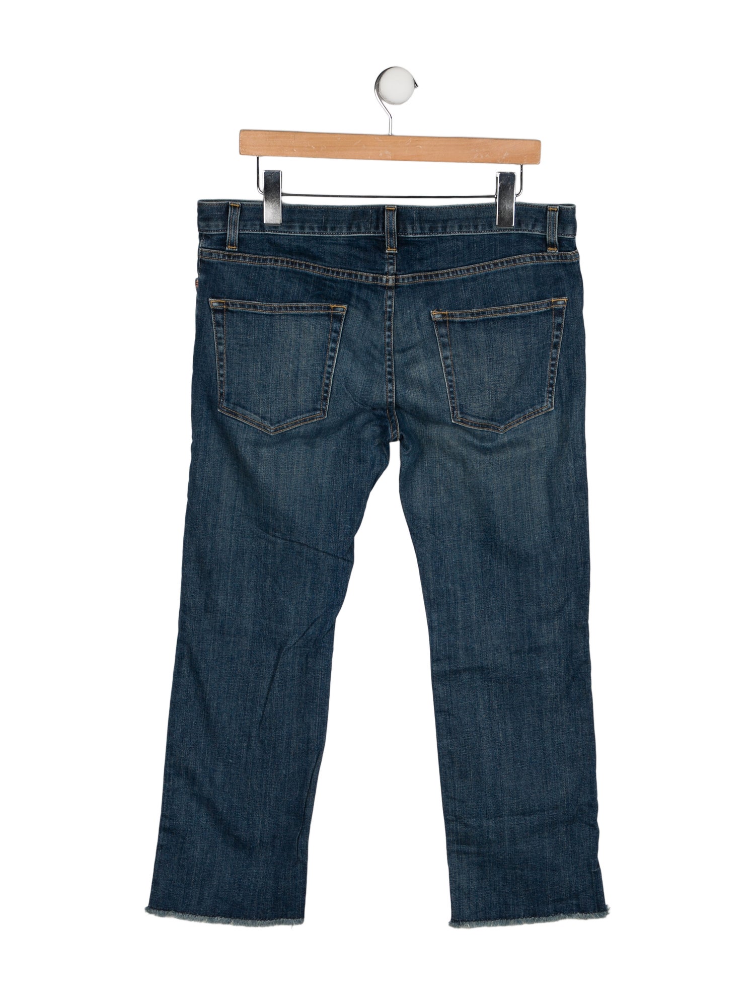 Nili Lotan Mid-Rise Straight Leg Jeans