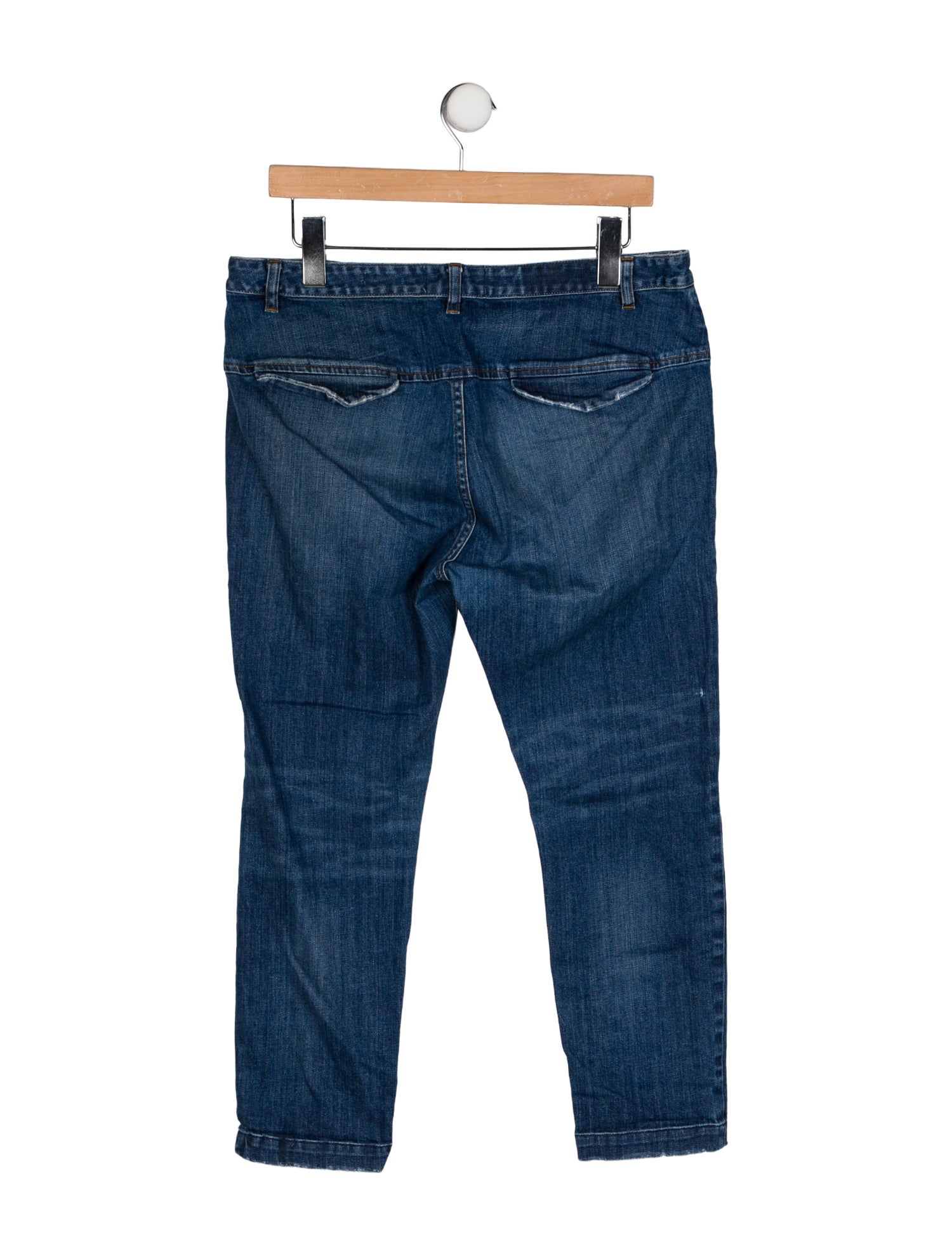 Nili Lotan Mid-Rise Straight Leg Jeans