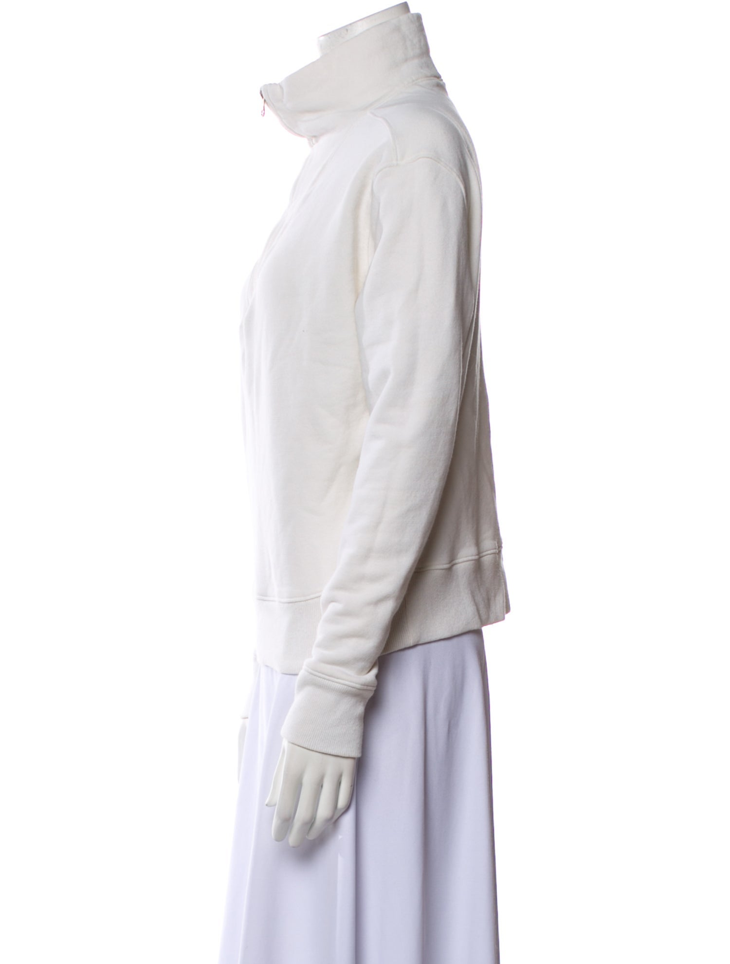 Nili Lotan Mock Neck Long Sleeve Sweatshirt