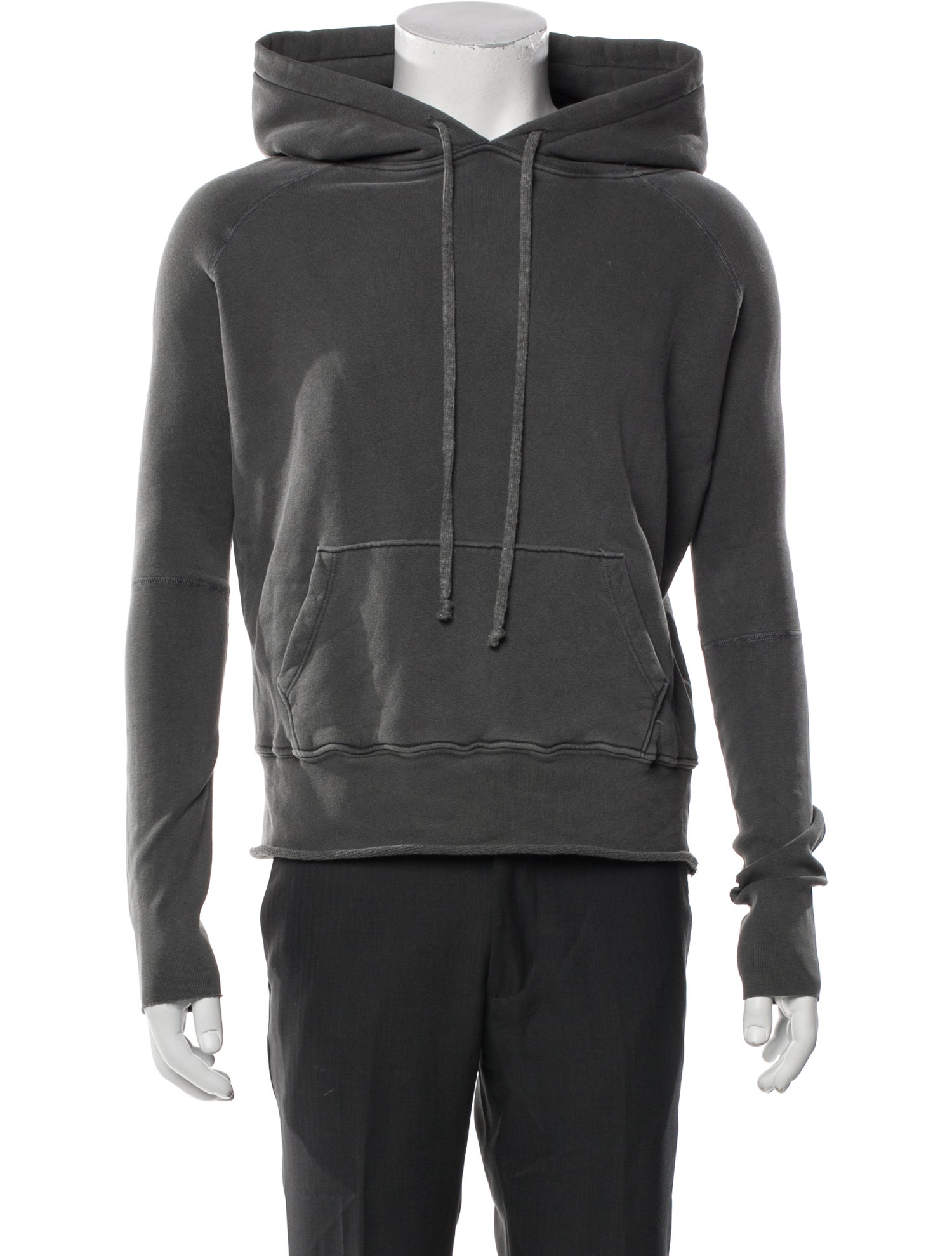 Nili Lotan V-Neck Long Sleeve Hoodie