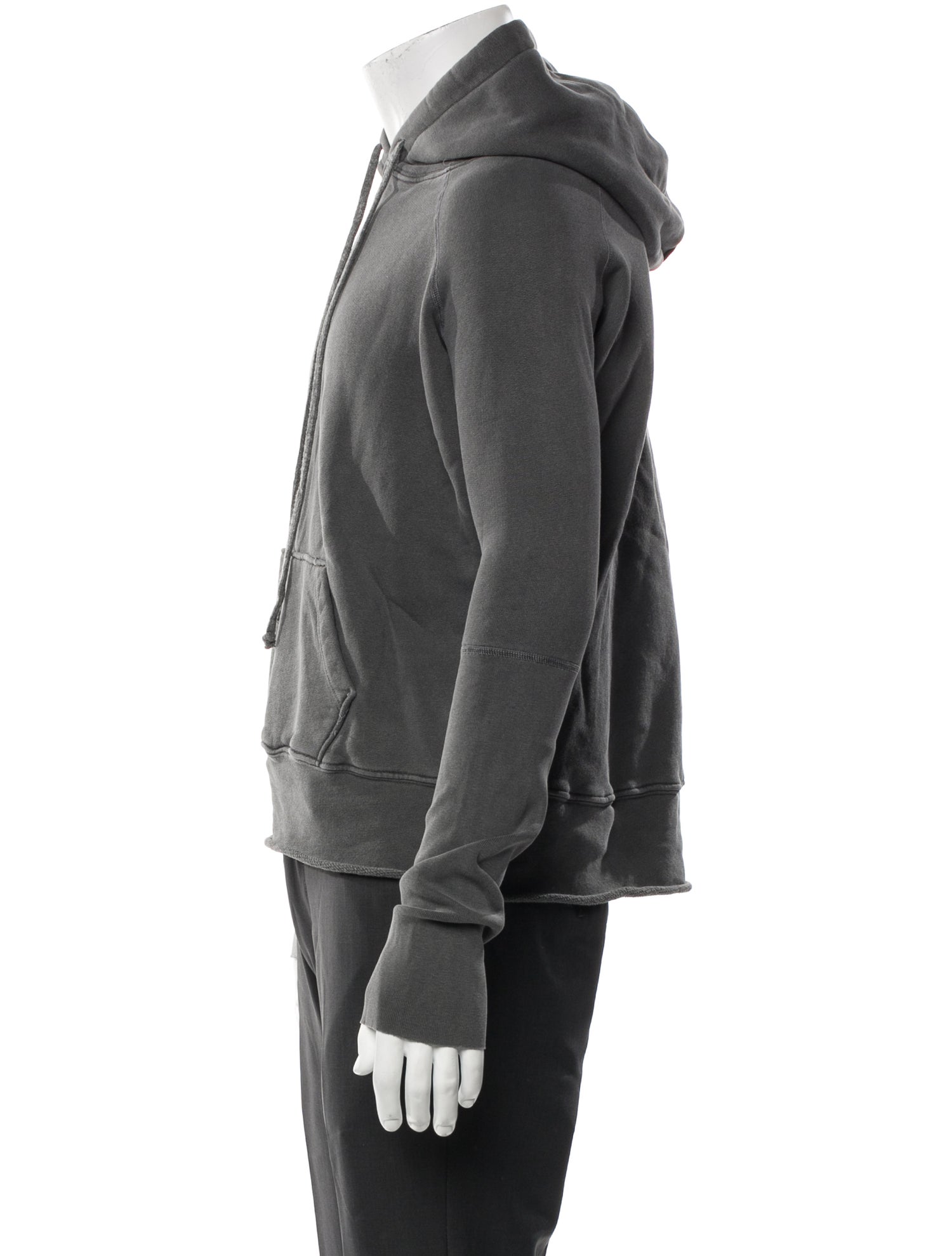 Nili Lotan V-Neck Long Sleeve Hoodie
