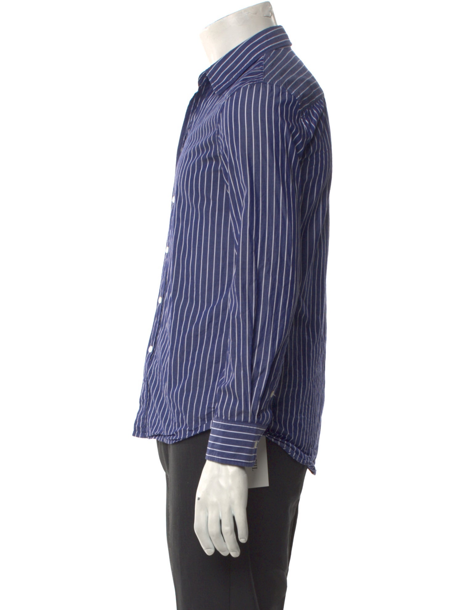 Nili Lotan Striped Long Sleeve Shirt