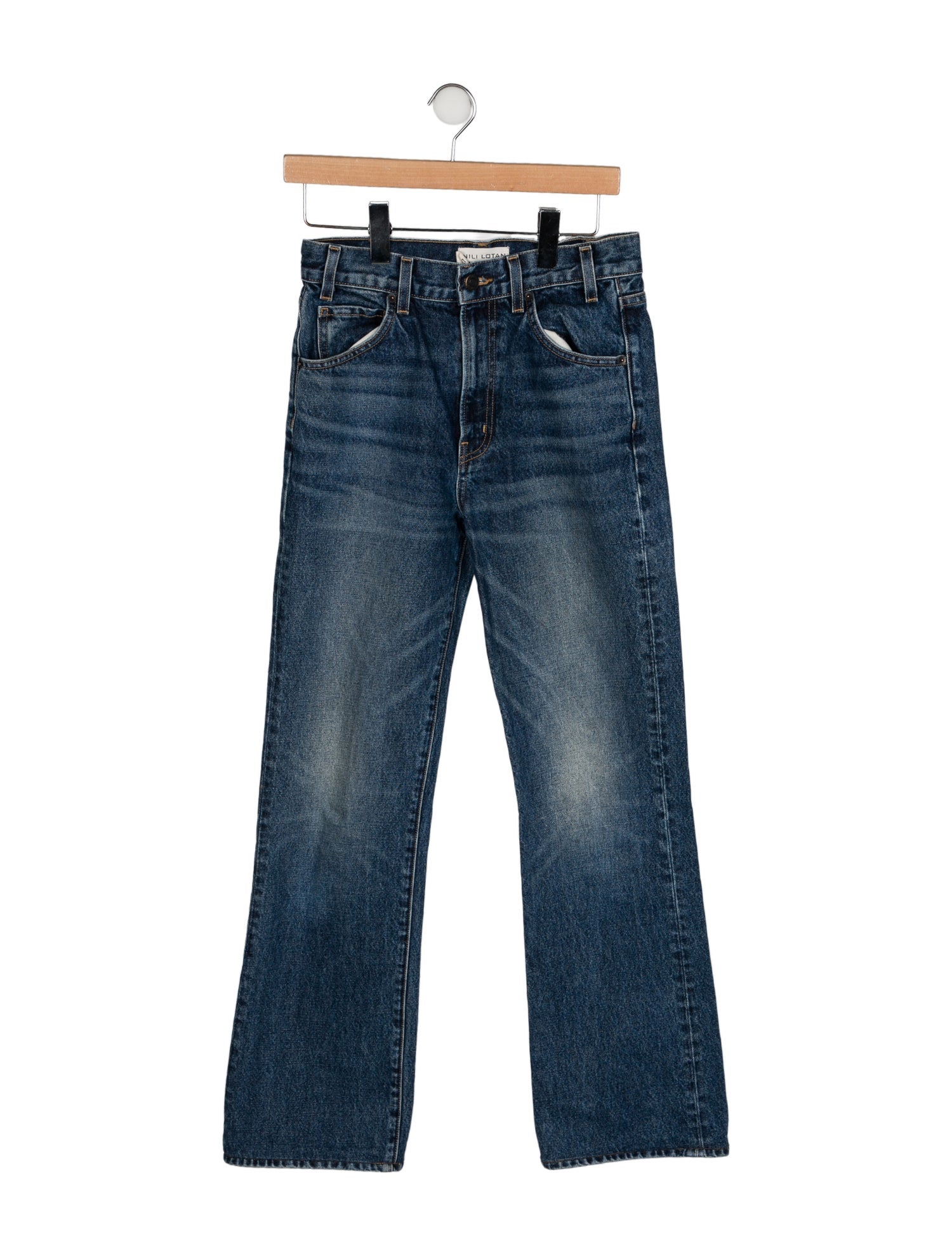 Nili Lotan High-Rise Wide Leg Jeans