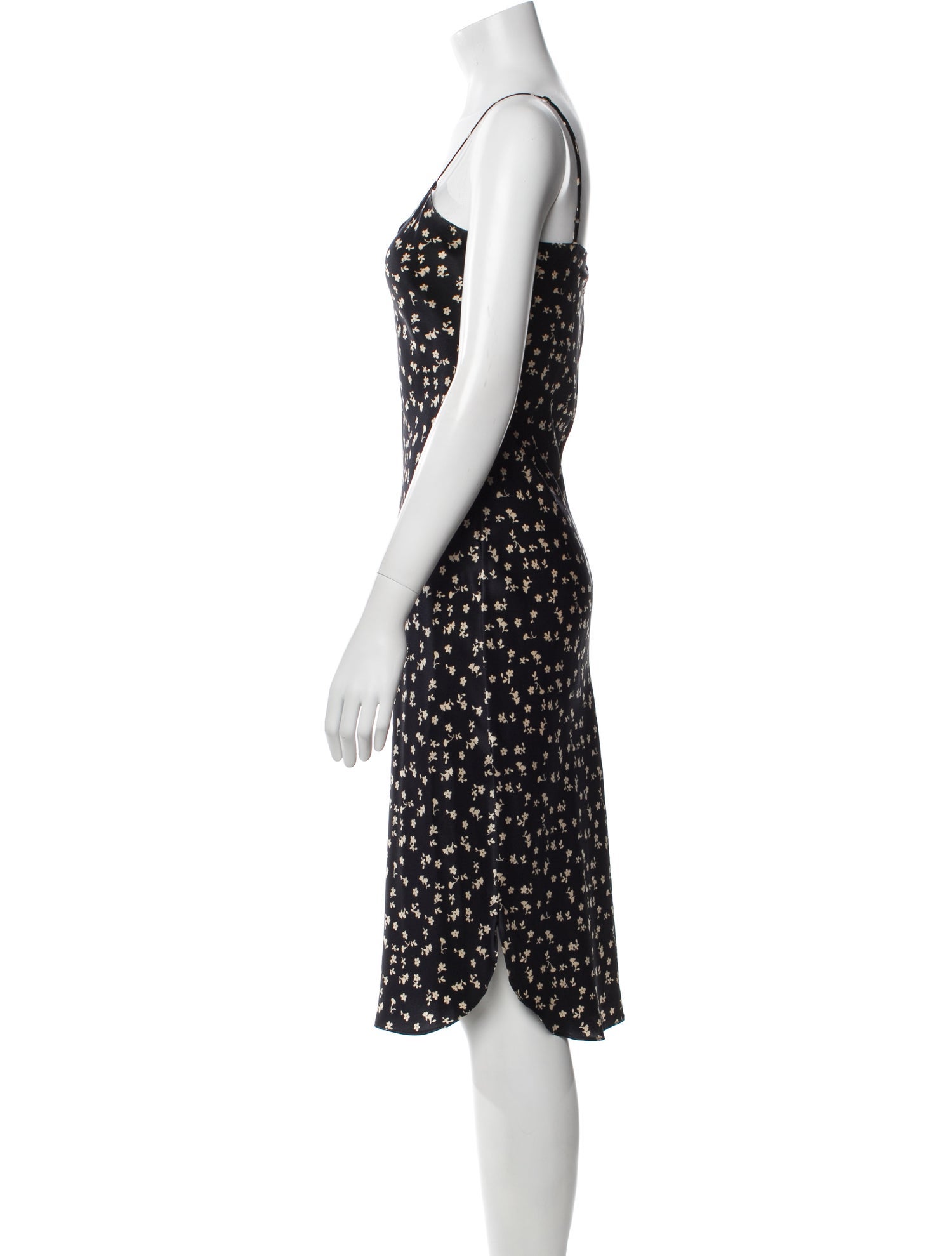 Nili Lotan Silk Midi Length Dress