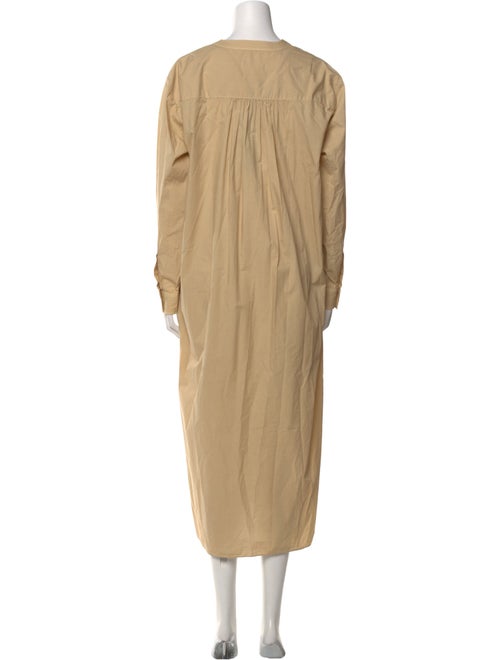 Nili Lotan V-Neck Long Dress