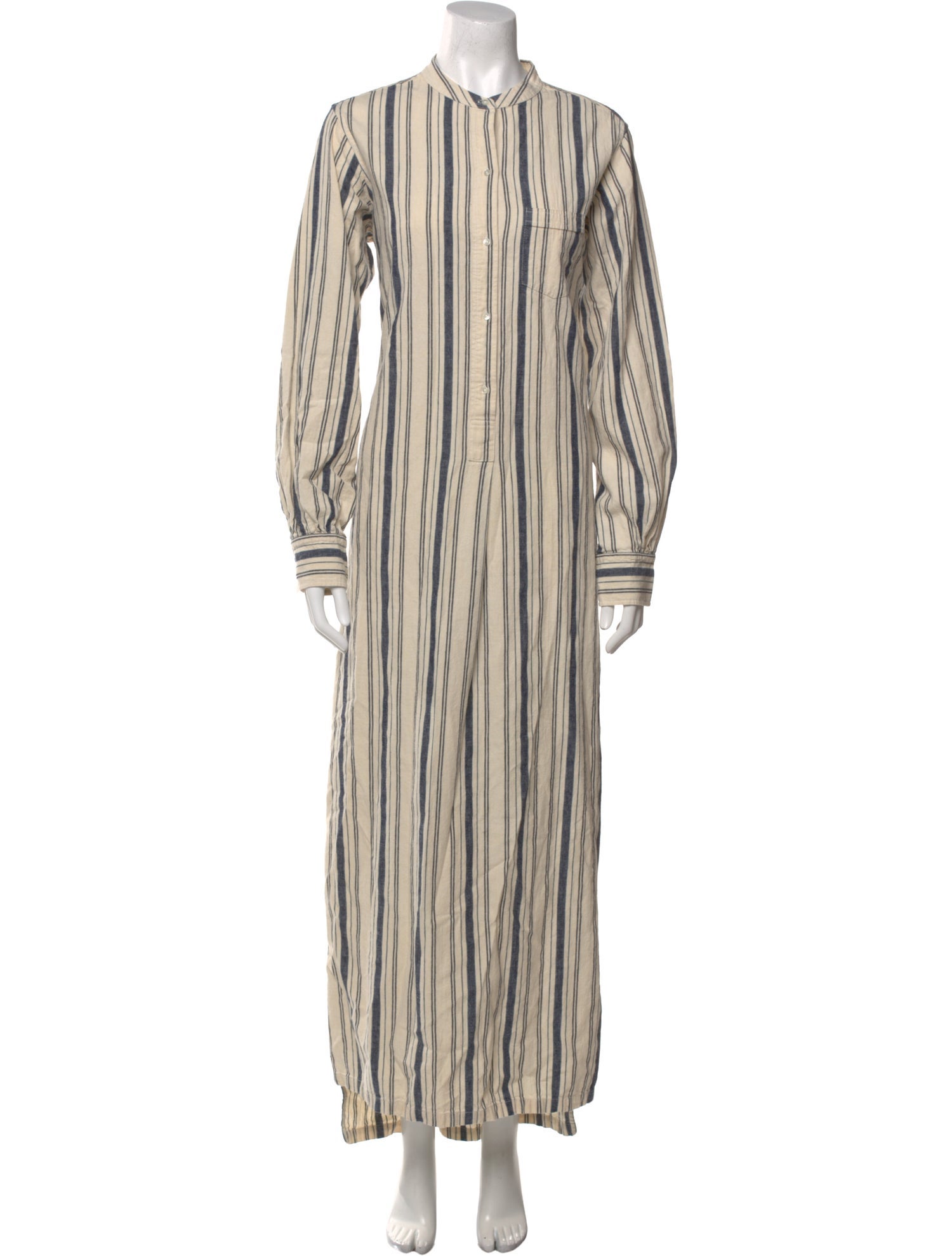 Nili Lotan Striped Long Dress
