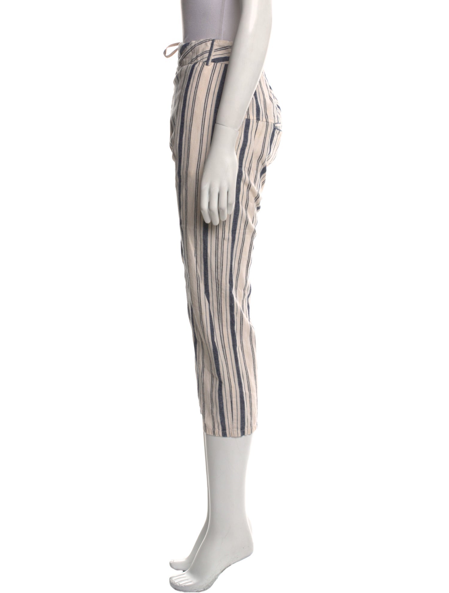 Nili Lotan Striped Straight Leg Pants