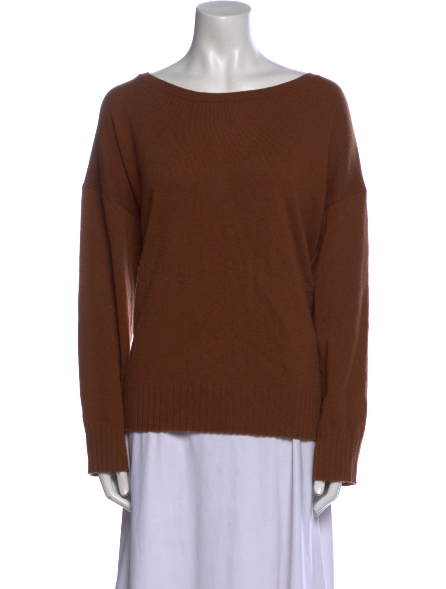 Nili Lotan Cashmere Bateau Neckline Sweater