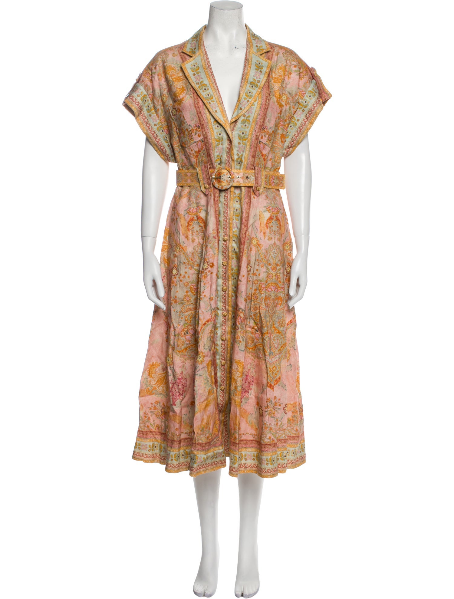 Nili Lotan Linen Long Dress