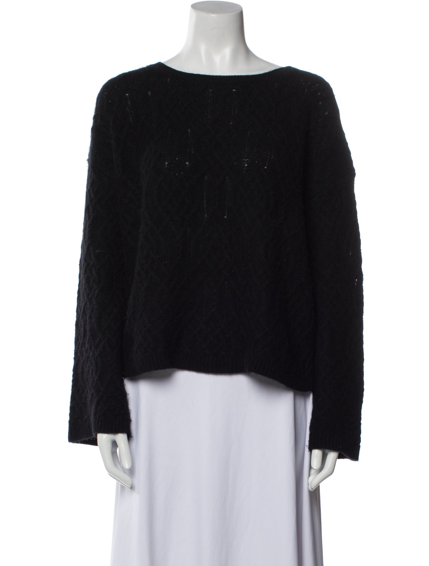 Nili Lotan Cashmere Bateau Neckline Sweater