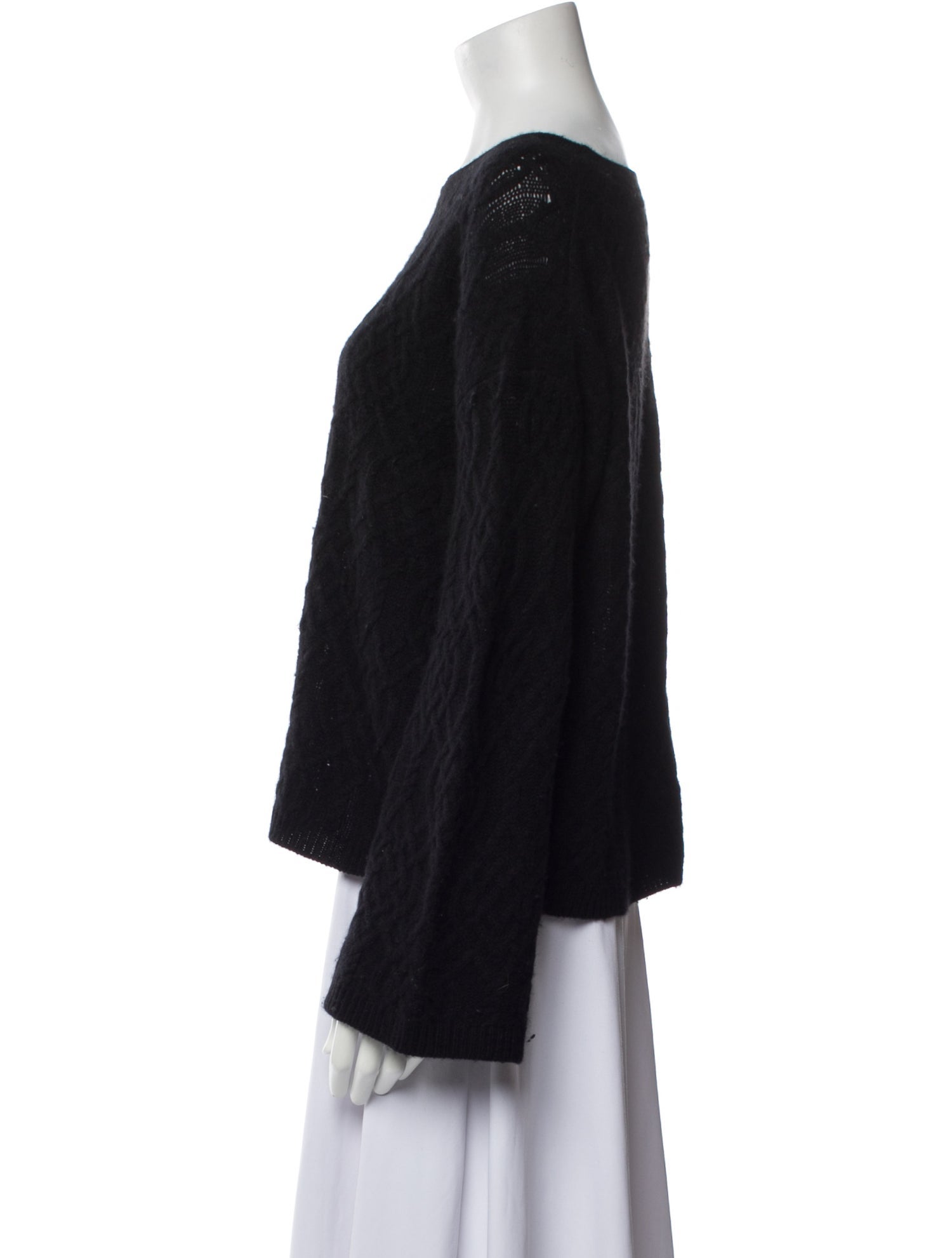 Nili Lotan Cashmere Bateau Neckline Sweater