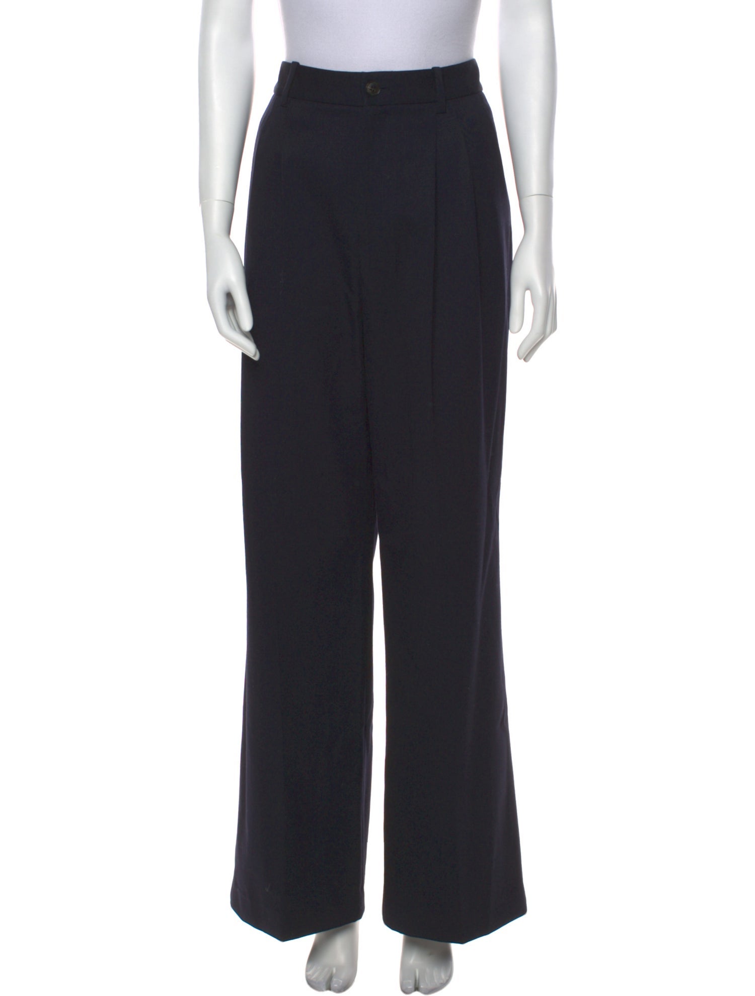 Nili Lotan Virgin Wool Wide Leg Pants