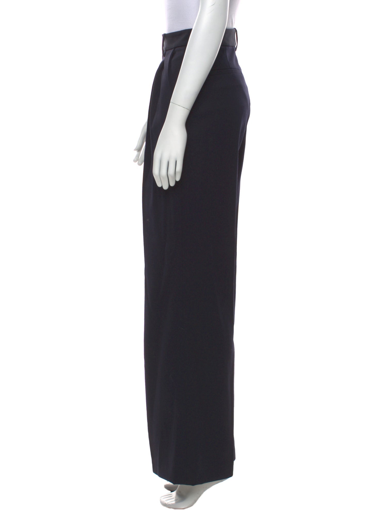 Nili Lotan Virgin Wool Wide Leg Pants