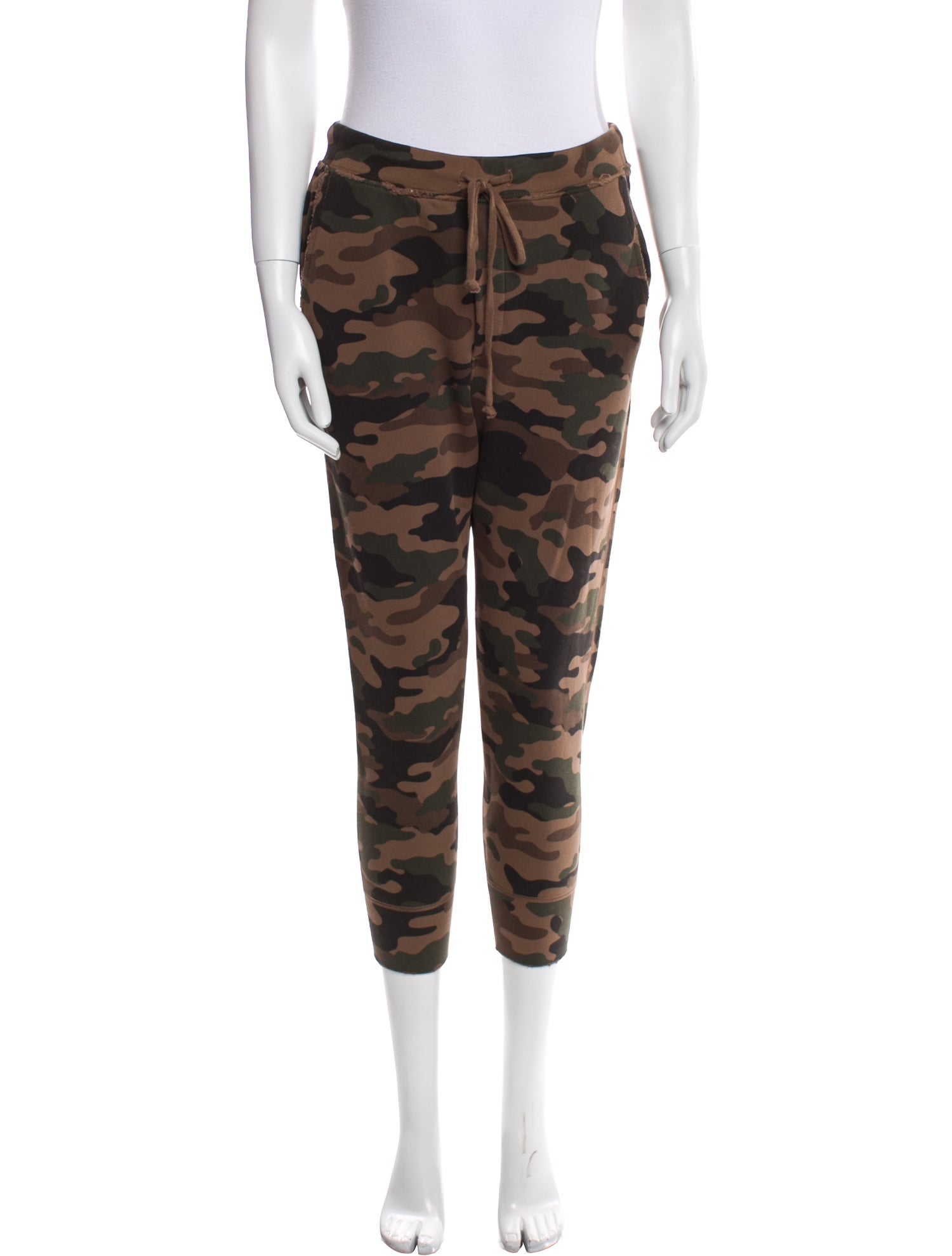 Nili Lotan Printed Distressed Accents Sweatpants