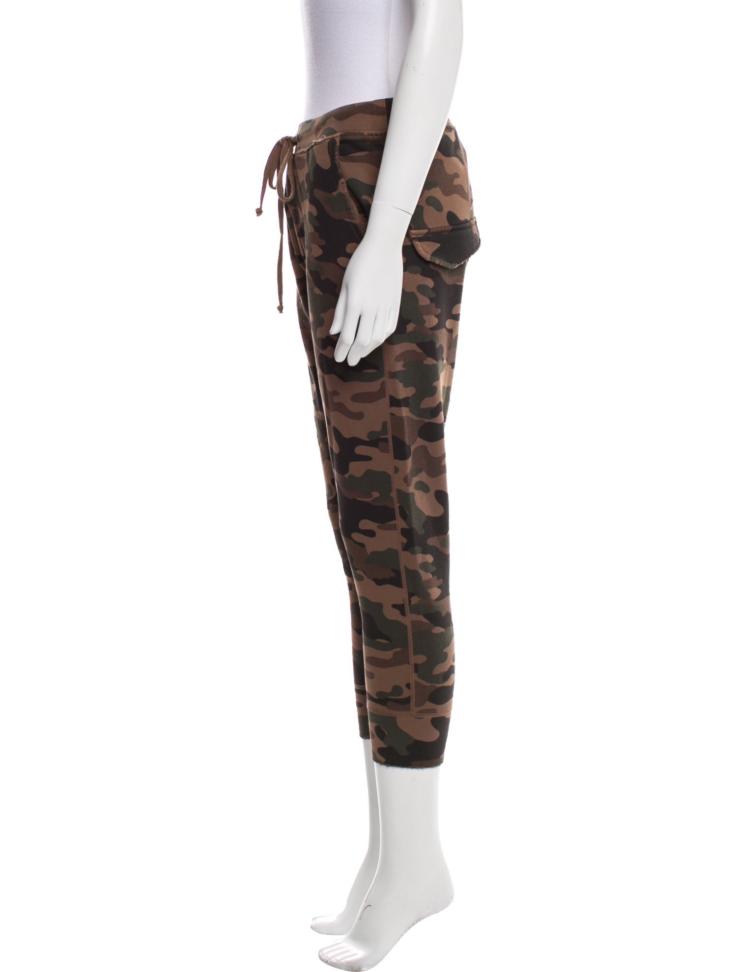 Nili Lotan Printed Distressed Accents Sweatpants