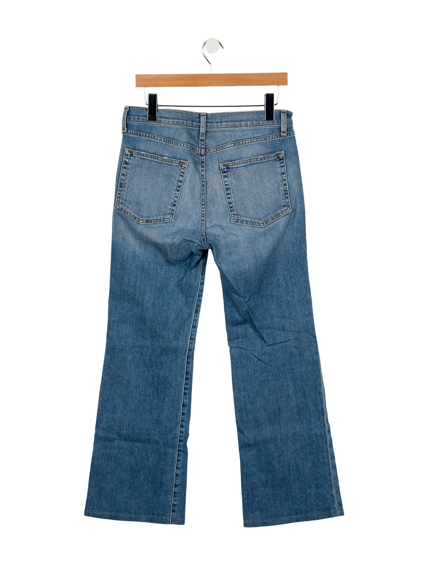 Nili Lotan Mid-Rise Wide Leg Jeans