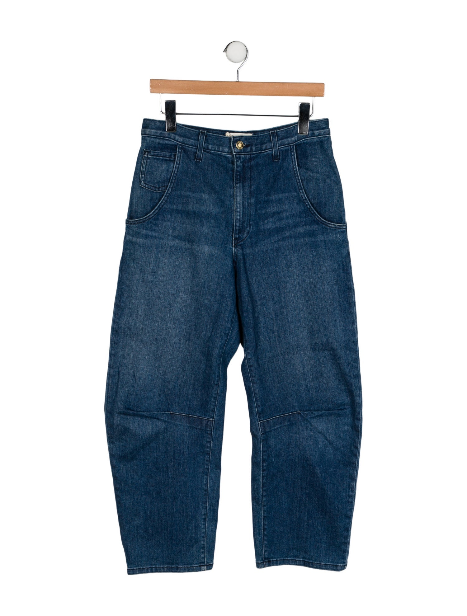 Nili Lotan High-Rise Straight Leg Jeans