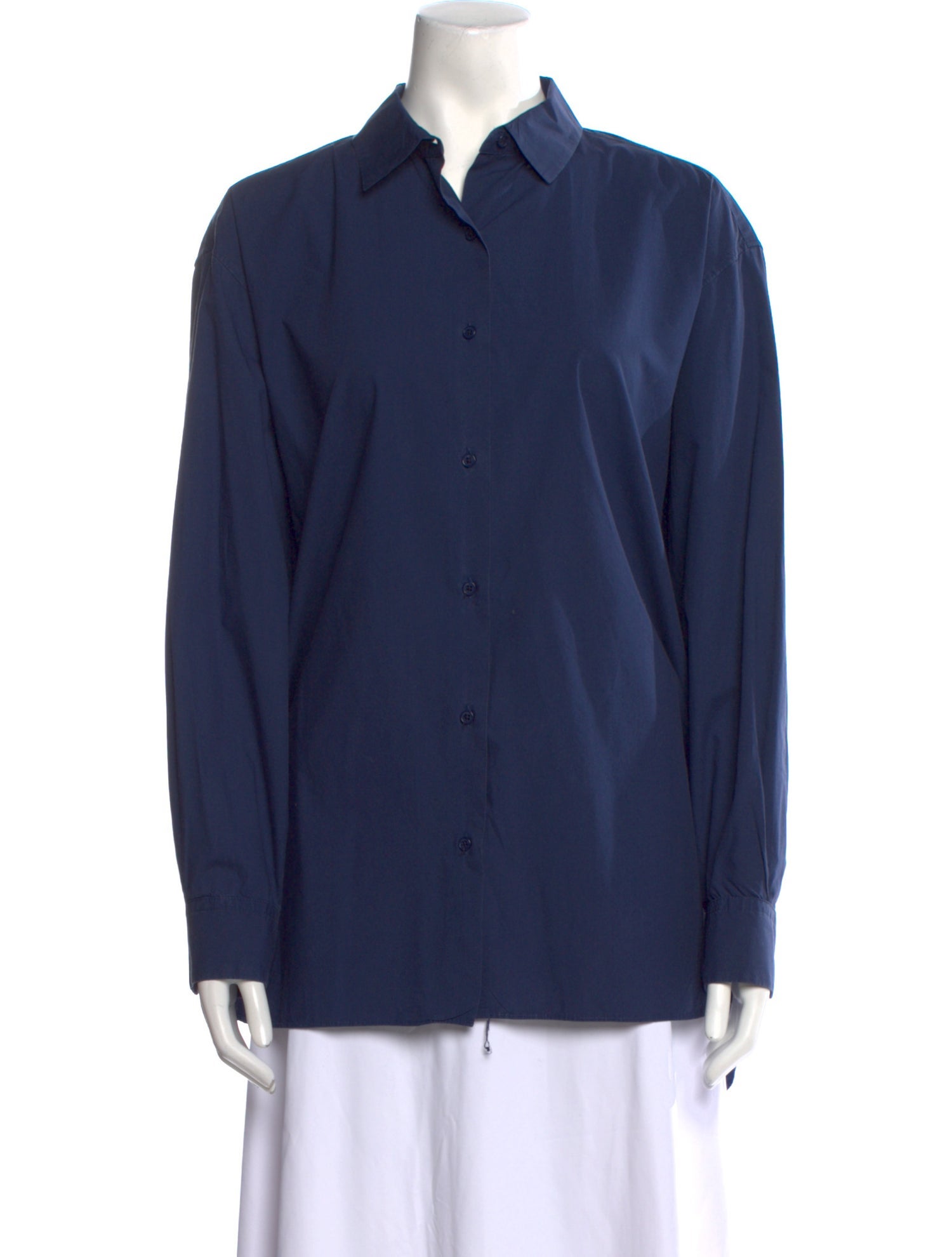 Nili Lotan Long Sleeve Button-Up Top