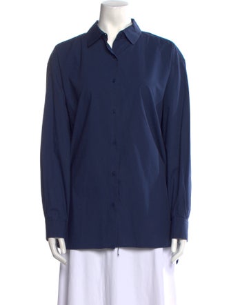 Nili Lotan Long Sleeve Button-Up Top