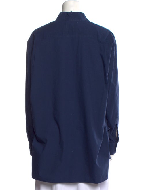 Nili Lotan Long Sleeve Button-Up Top