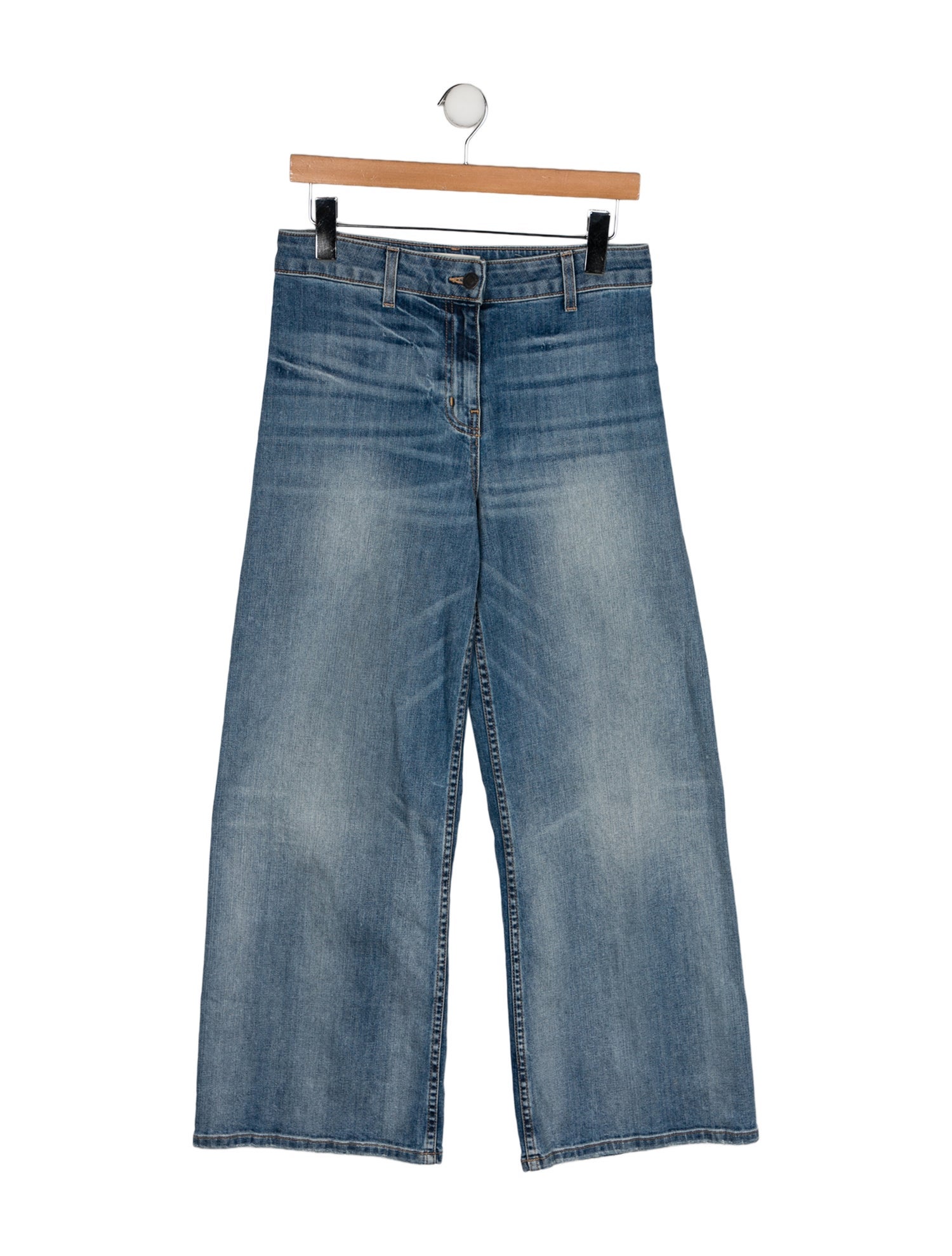 Nili Lotan High-Rise Wide Leg Jeans