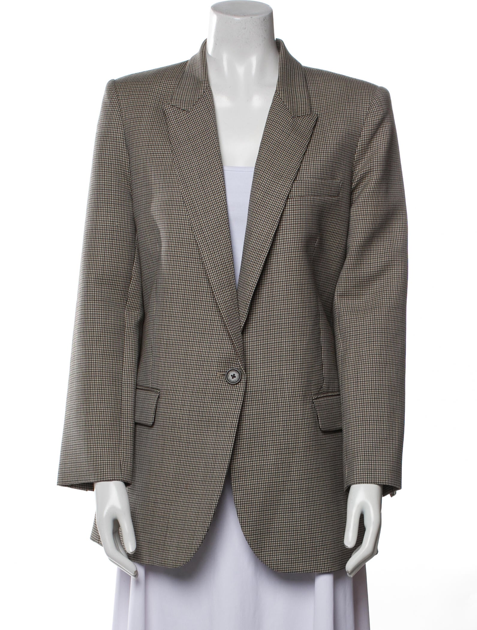 Nili Lotan Virgin Wool Striped Blazer