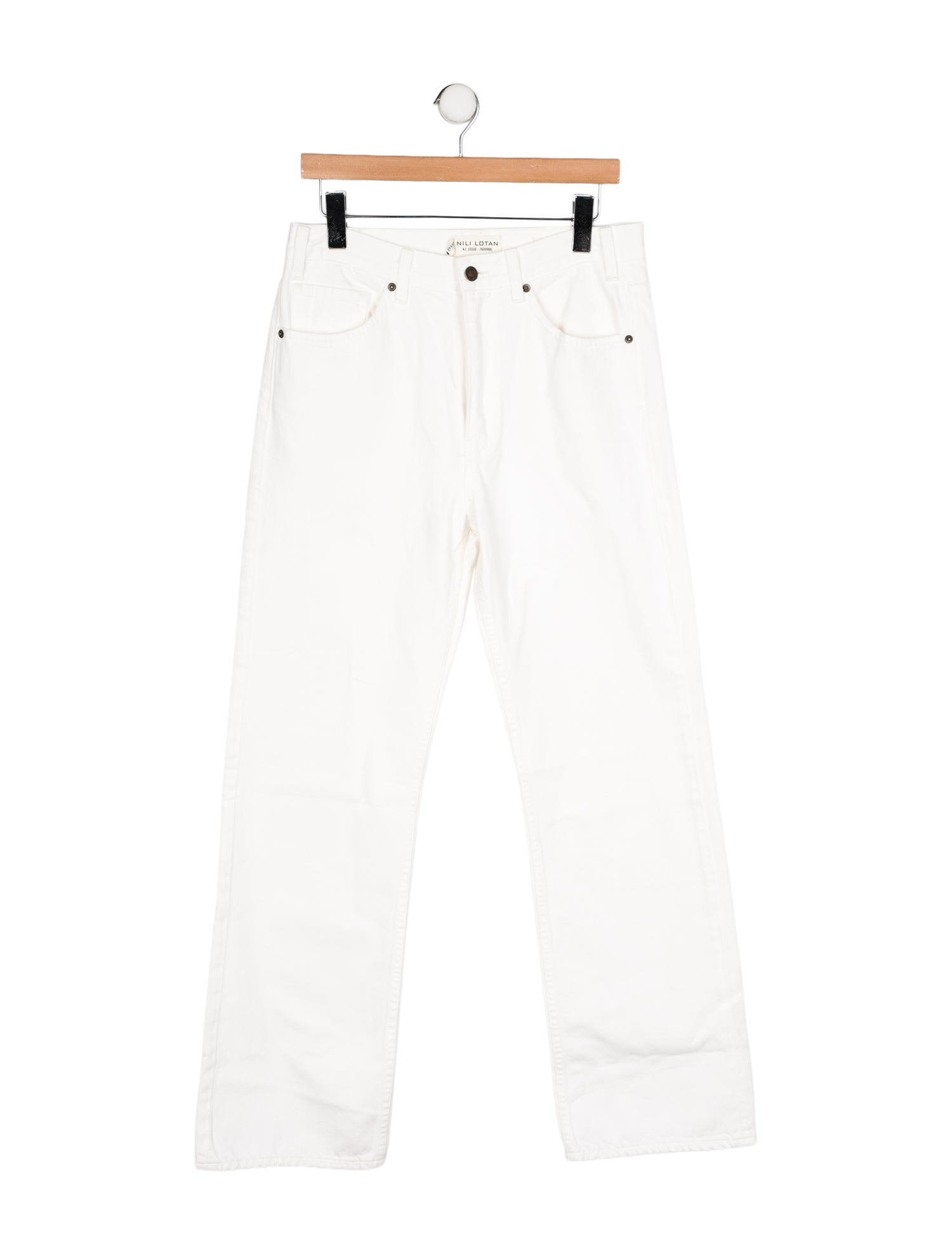 Nili Lotan High-Rise Wide Leg Jeans