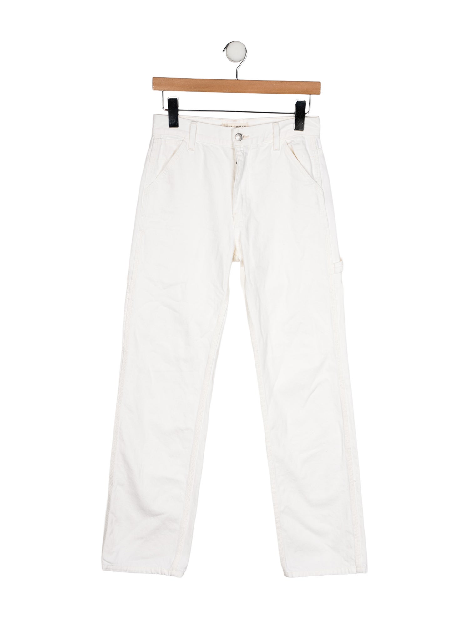 Nili Lotan Mid-Rise Straight Leg Jeans