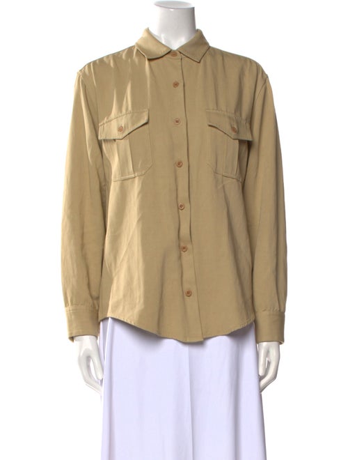 Nili Lotan Long Sleeve Button-Up Top