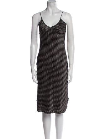 Nili Lotan Silk Knee-Length Dress
